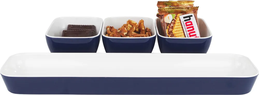 Top-Seller Gimex Bistrotablett mit 3 Snackschalen