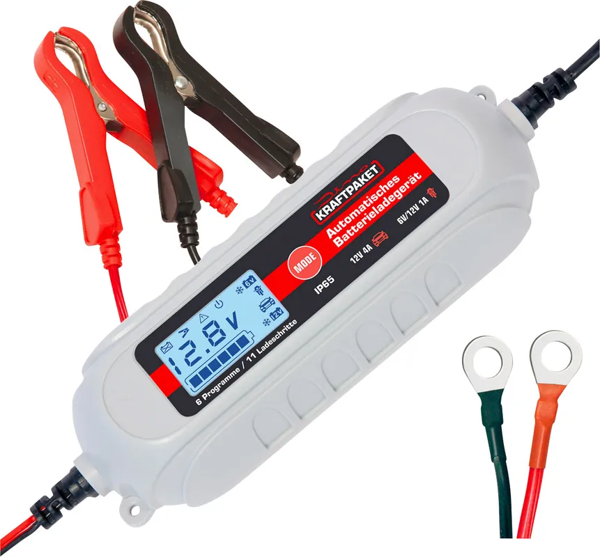 Knallerangebot Dino Kraftpaket Ladegerät 6 V - 12 V / 4 A