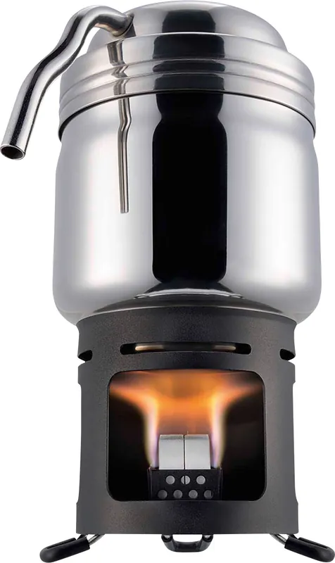 Esbit XS Edelstahl Kaffeekocher mit Trockenbrennstoff Brenner 200 ml Aktuell