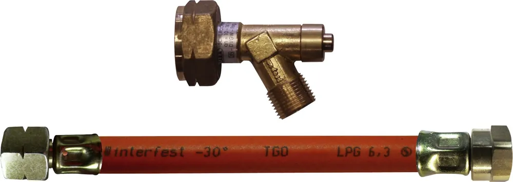 HPV HD-Schlauch Garnitur für Gasflaschen 450 mm Kracherpreis