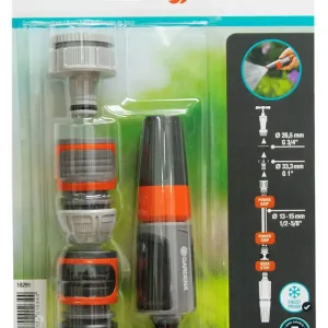 Gardena Grundausstattung Set Wasserhahn- und Schlauchverbindung 4-tlg. Must-Have
