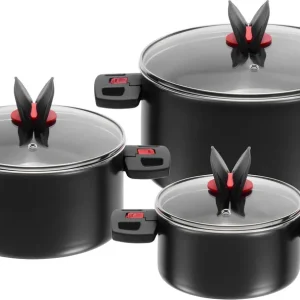 Begrenztes Angebot Ballarini Click & Cook Kochtopf Set 3-tlg.