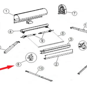 Top-Preis Thule Abdeckung Frontprofil (links+rechts)