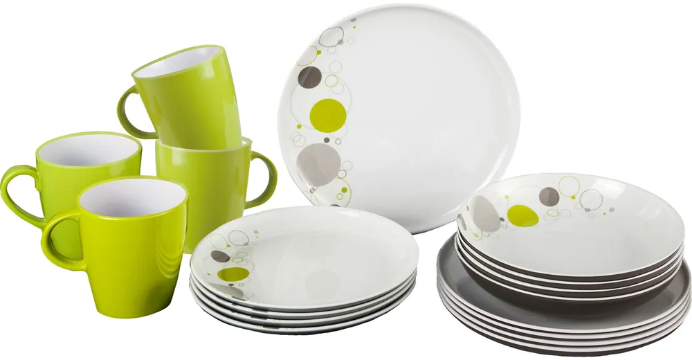 Brunner Space Lunch Box Geschirr Set 16-tlg. Preiswert