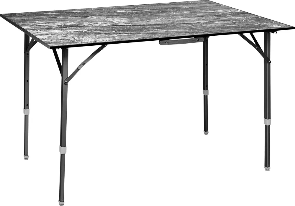 Versand Am Gleichen Tag Brunner Campingtisch Elù Duplit klappbar / höhenverstellbar mit Aluminiumgestell 110 x 75 cm