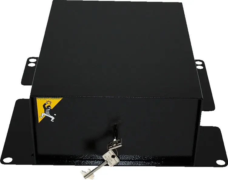 Schneller Versand Mobil Safe Sitzsockelsafe mit Doppelbart-Sicherheitsschlos VW T4 / T5 / T6 36 x 25 x 13 cm