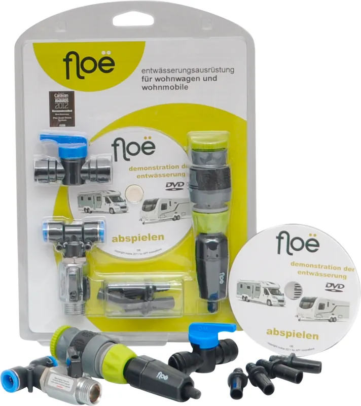 Floe Entwässerungsausrüstung für Frischwassersystem von Wohnwagen / Reisemobil Neue Ware