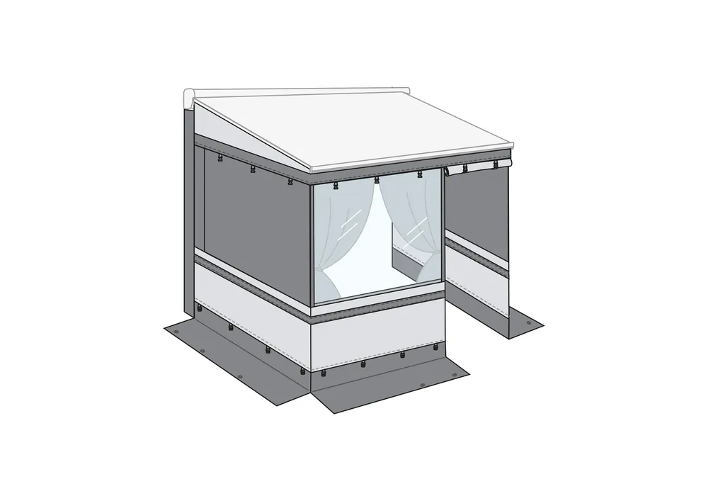 Markenprodukt Fiamma F45s Privacy Room Light Van 260 Markisenvorzelt