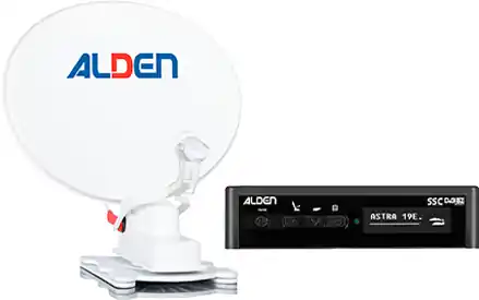 Alden Onelight 65 HD vollautomatische Satellitenanlage inkl. S.S.C. HD-Steuermodul und Ultrawide LED TV Knallerangebot