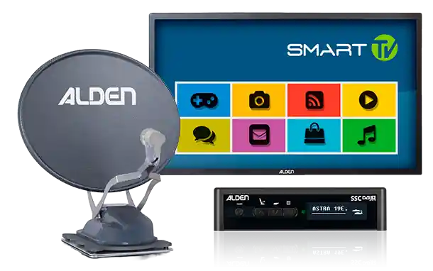 Alden Onelight EVO 60 Satellitenanlage inkl. Smartwide LED TV Meistverkauft