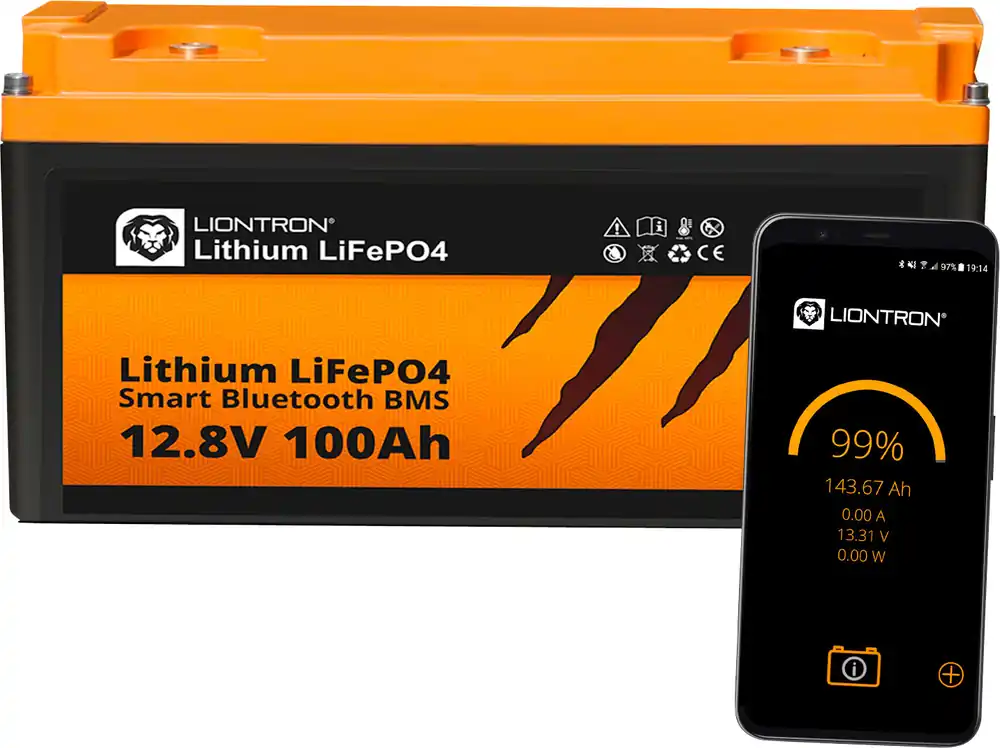 Neuheit Liontron LiFePO4 LX Arctic Smart Bluetooth BMS Lithium-Batterie 12 V