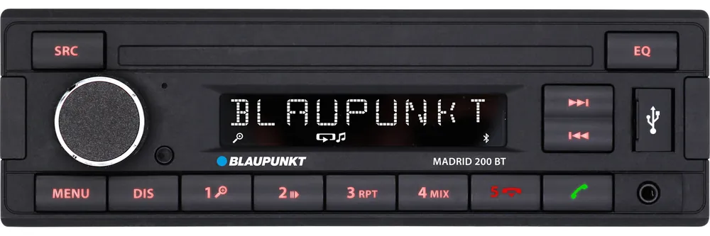 Blaupunkt Madrid 200 BT FM / AM Radio inkl. Bluetooth Freisprecheinrichtung Markenprodukt