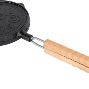 Petromax Gusseisen Wende Waffeleisen inkl. Auflagesstell Top-Angebot