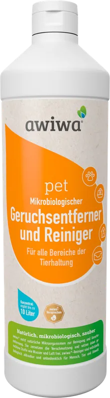 Awiwa pet Reiniger und Geruchsentferner für Tiere 1 Liter Rabatt