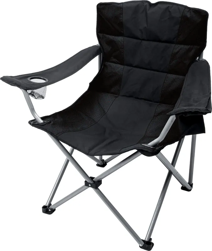 Zertifiziert Basic Nature Travelchair Holiday Faltstuhl schwarz
