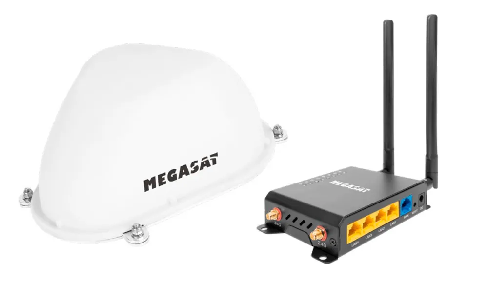 Megasat Camper Connected LTE-WiFi-System Antenne inkl. Router Preisreduziert
