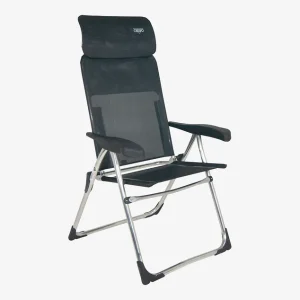 Preis Gesenkt Crespo Aluminium Klappstuhl AL/213-C silber / schwarz