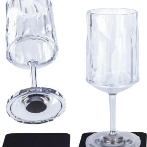 Knallerangebot Silwy Magnet-Wein-Kunststoffgläser 2 Stück 200 ml