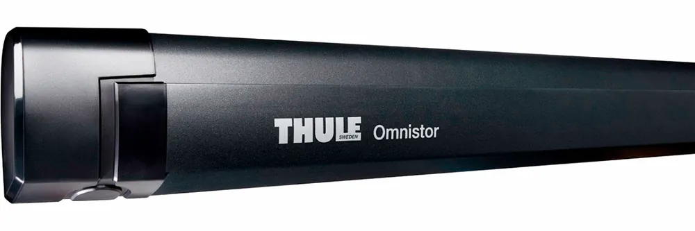 Knallerangebot Thule Omnistor 5200 Kassettenmarkise mit Motor Gehäusefarbe Anthrazit Tuchfarbe Mystic Grau