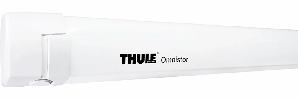 Preiswert Thule Omnistor 5200 Wandmarkise mit Motor Gehäusefarbe Weiß Tuchfarbe Mystic Grau