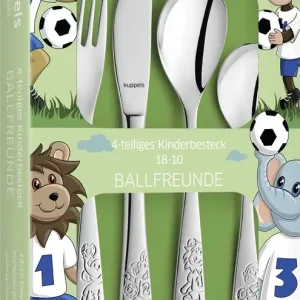 Aktuell Kuppels Edelstahl Kinderbesteck Set 4-tlg.