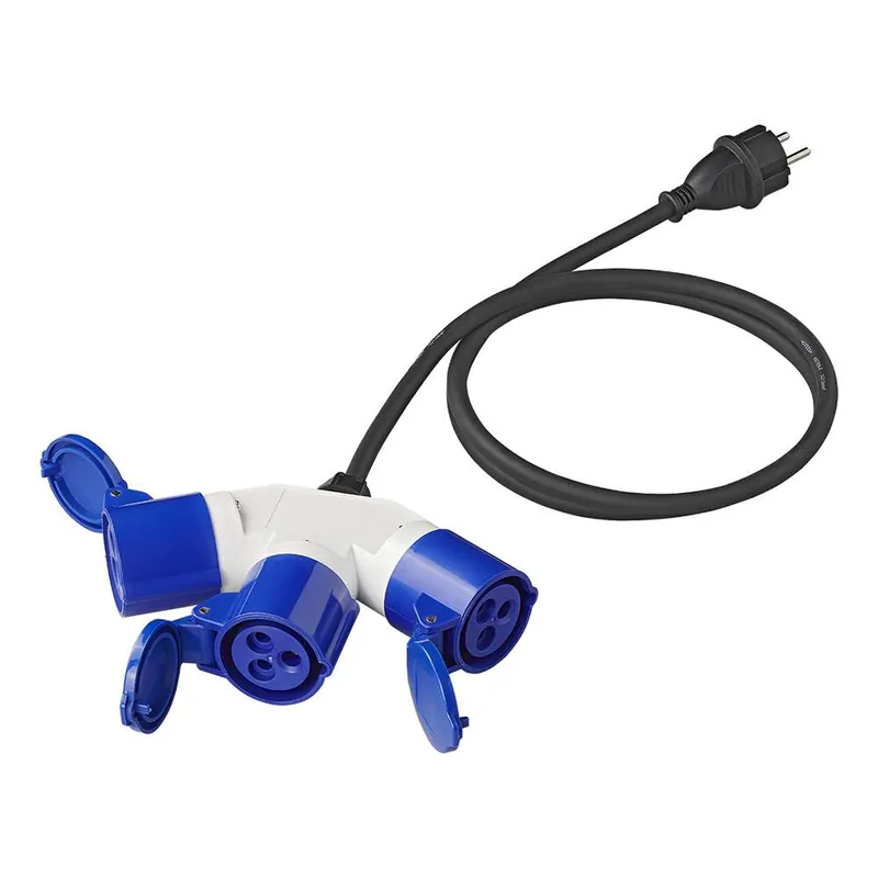 Rabatt PAT Adapterkabel 150 cm 3 x 2,5 mm² von Schuko Stecker nach 3 x CEE