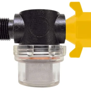 Sonderangebot Lilie Vorfilter 1/2 Zoll x 1/2 Zoll WeißGELB Aufschraubfilter