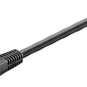 Neue Ware Goobay CAT 6 Outdoor-Patchkabel U / UTP schwarz