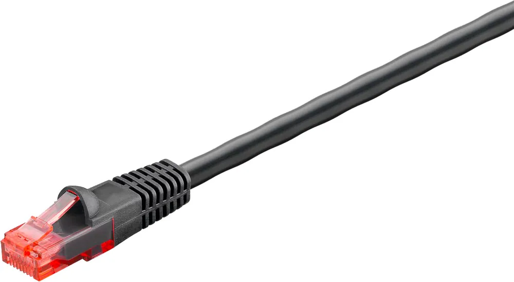 Neue Ware Goobay CAT 6 Outdoor-Patchkabel U / UTP schwarz