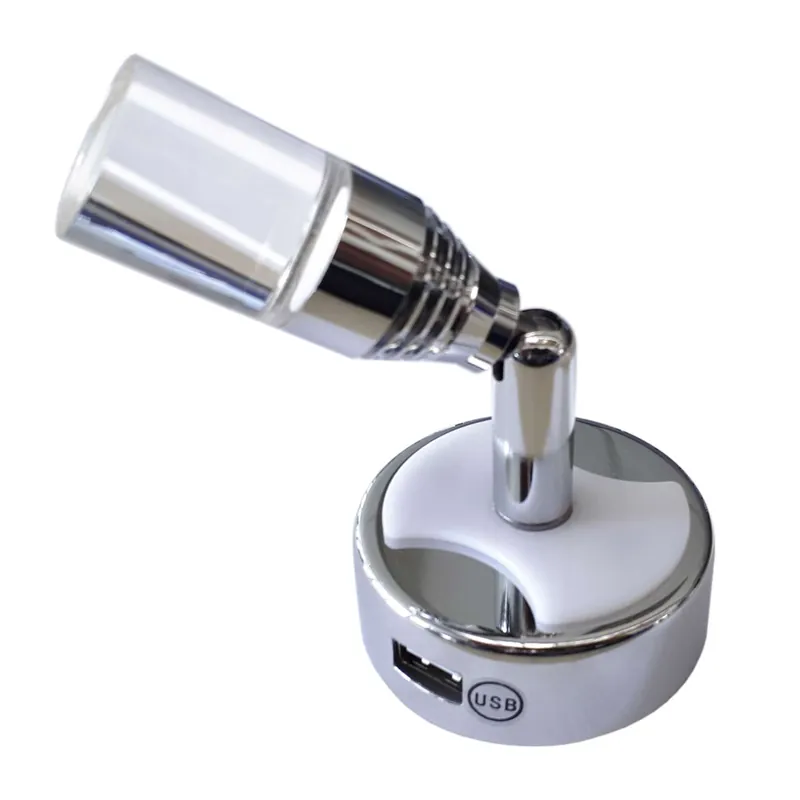 Dimatec Leseleuchte mit Gelenk LED 1 Watt Neu