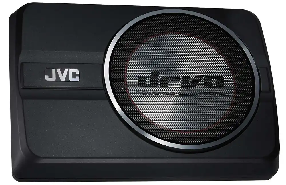 JVC CW-DRA8 RMS Leistung 150W Frequenzbereich 35 - 150Hz Fernbedienung - Lautstärke, Frequenz, Phase Schneller Versand