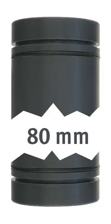 Lilie Rohr 40mm, beidseitig mit O-Ring Wochenendangebot