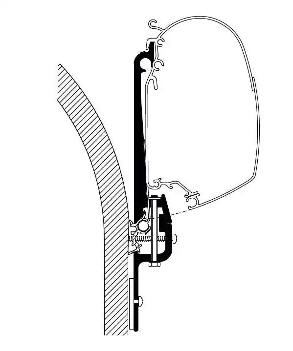 Thule Markisenadapter Eriba Touring ab 2007 Neu