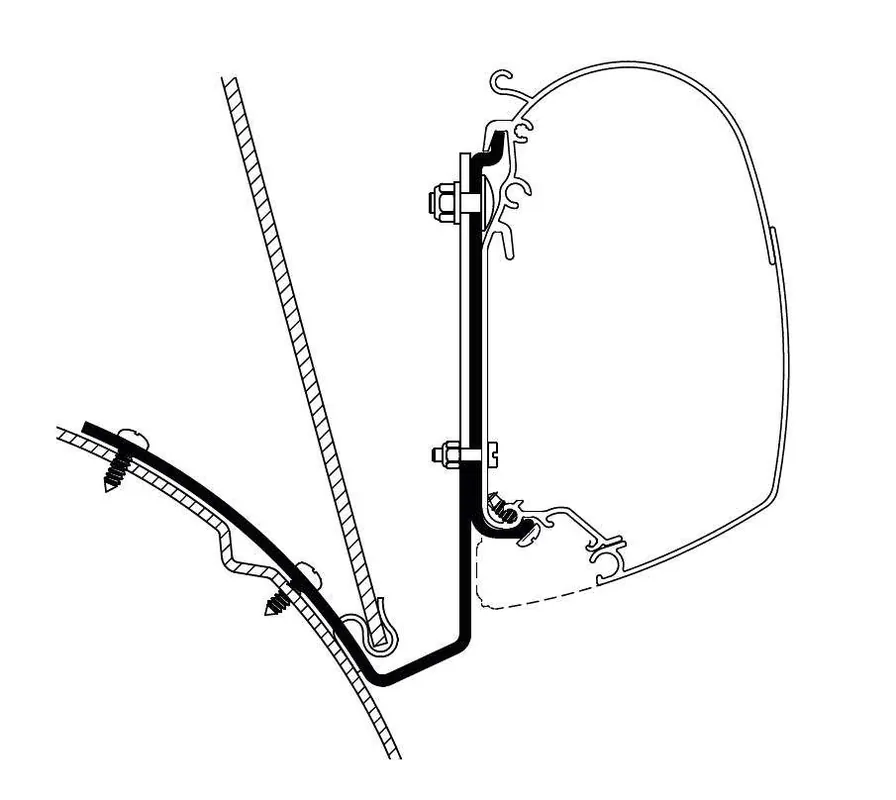 Wochenendangebot Thule Markisenadapter VW T4