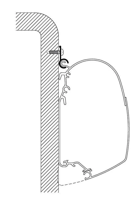 Wochenendangebot Thule Markisenadapter Caravan Rail
