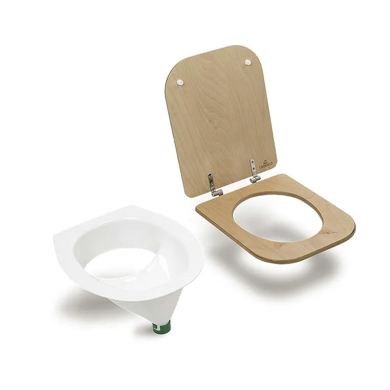 Begrenztes Angebot Trobolo Trenntoiletten Einsatz & Holzsitz