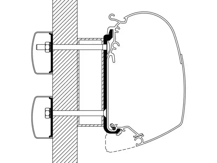 Neue Kollektion Thule Markisenadapter Eden Allegro Trigano > 2010