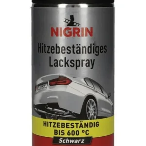 Nigrin Hitzebeständiges Lackspray - schwarz 400 ml Preisreduziert