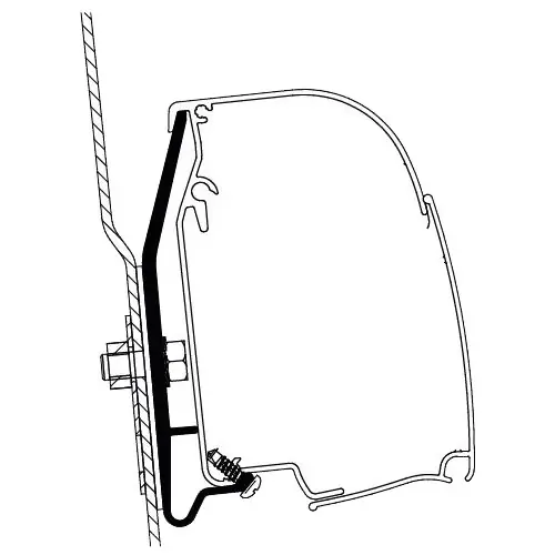 Sichere Zahlung Thule Westfalia Nugget High Roof Markisenadapter