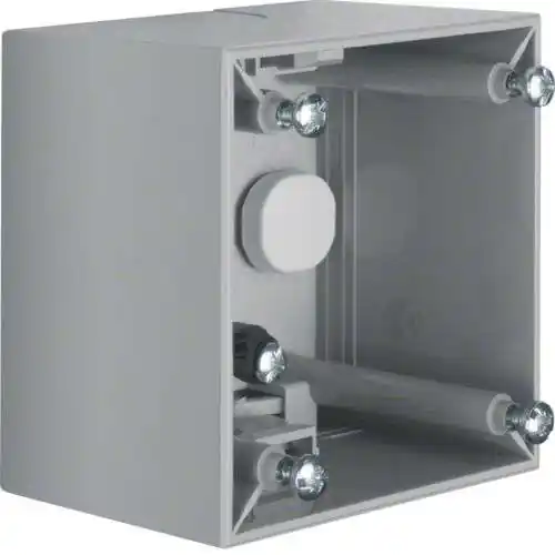 Berker Integro Aufbau-Gehäuse hoch AP grau glänzend Begrenztes Angebot
