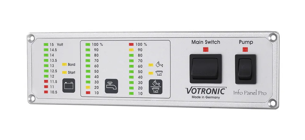 Neue Kollektion Votronic Info Panel Pro LCD-Kontrollboards 12 V