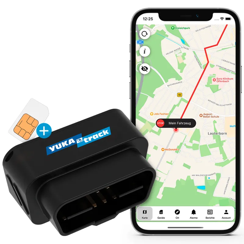 YUKAtrack OBD2 GPS Fahrzeug Ortungssystem Mega-Angebot