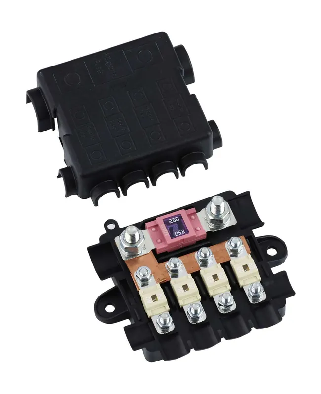 Markenprodukt Votronic Hochlast-Sicherungshalter 5-fach mit Deckel