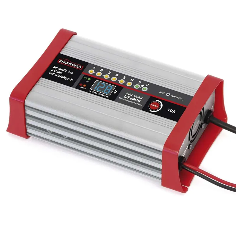 Automatisches Ladegerät mit Campingfunktion 12.8 V 8-Stufen Schnäppchen