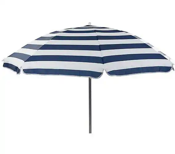 Bestseller Bo-Camp Sonnenschirm gestreift 165 cm blau/weiß