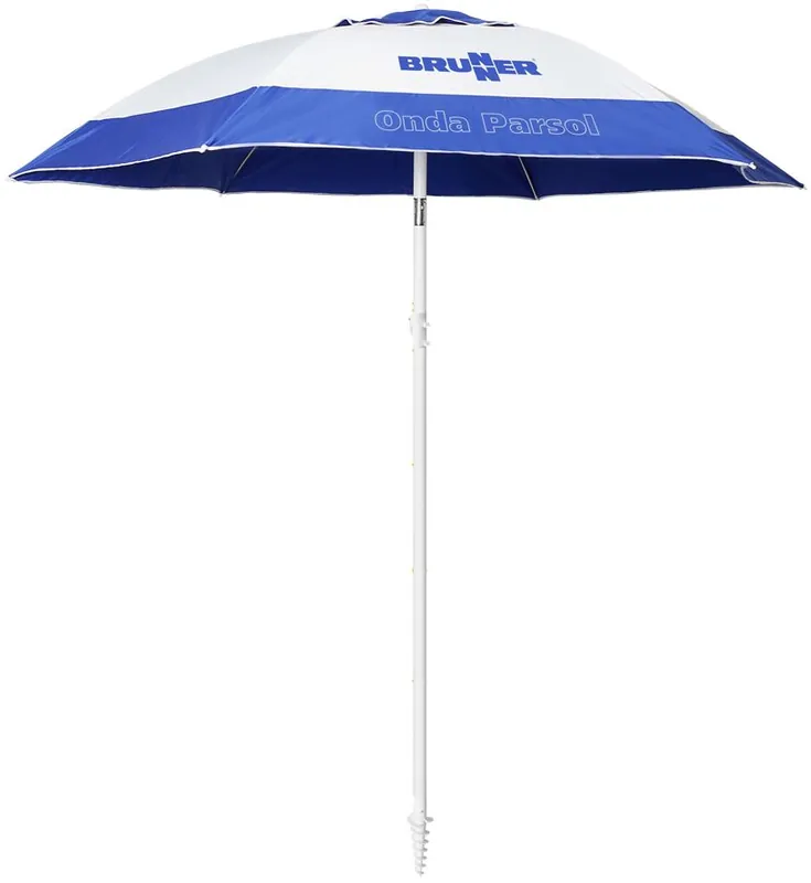 Brunner Onda Sonnenschirm blau/weiß Sonderaktion