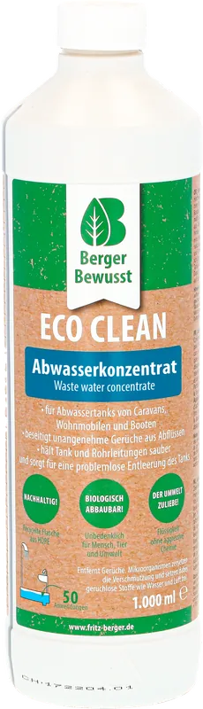 Wochenendangebot Berger Eco Clean Grauwassertankzusatz 1 Liter