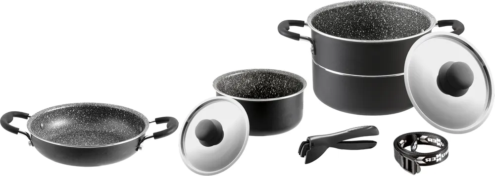 Geprüft Brunner Pirate Topfset Aluminium
