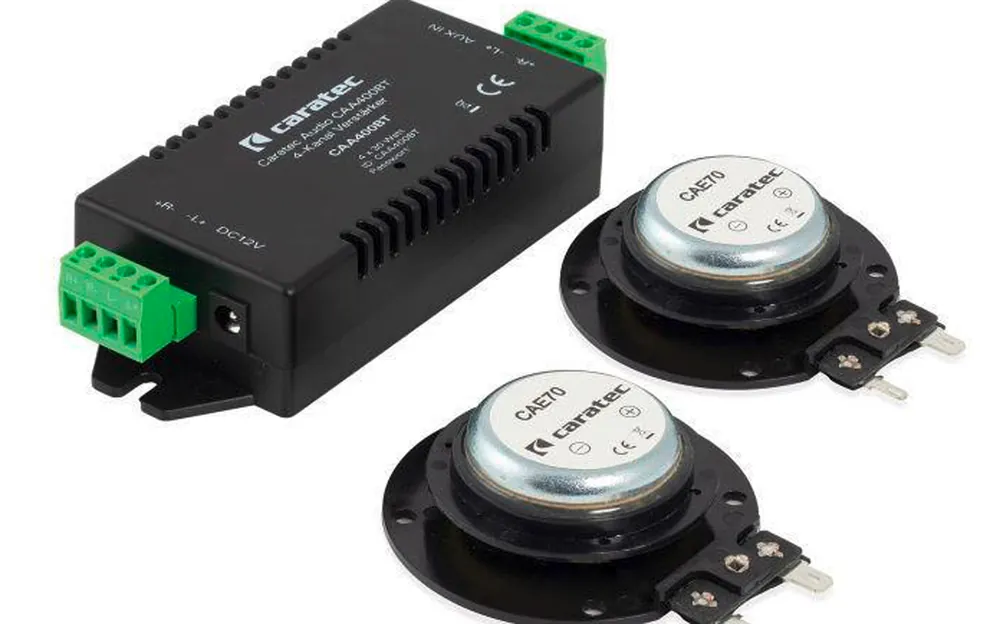 Nur Für Kurze Zeit Caratec Audio CAS101BT Bluetooth Verstärkerset schwarz