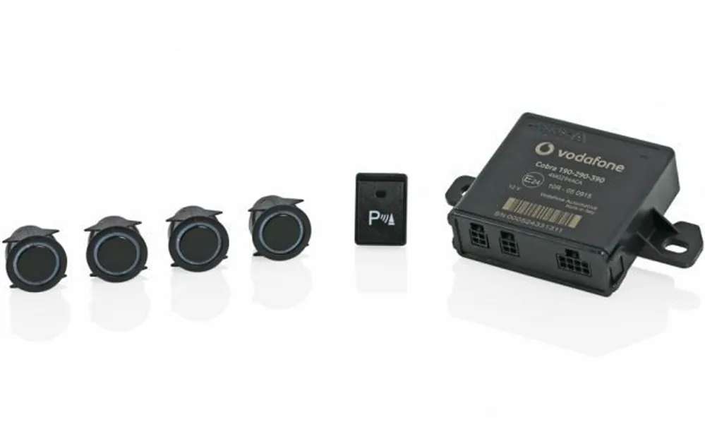 Neu Vodafone Cobra ParkMaster F294CEinparkhilfe für Front mit Clip Sensoren schwarz